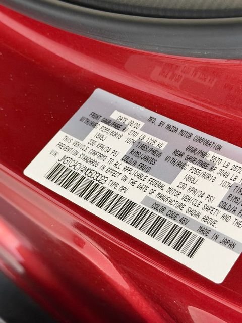 Certified Used 2021 Red Mazda Touring image 17