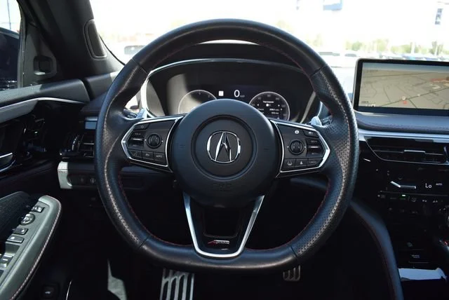 Certified Used 2023 Liquid Carbon Metallic Acura SH-AWD with A-Spec Package image 40