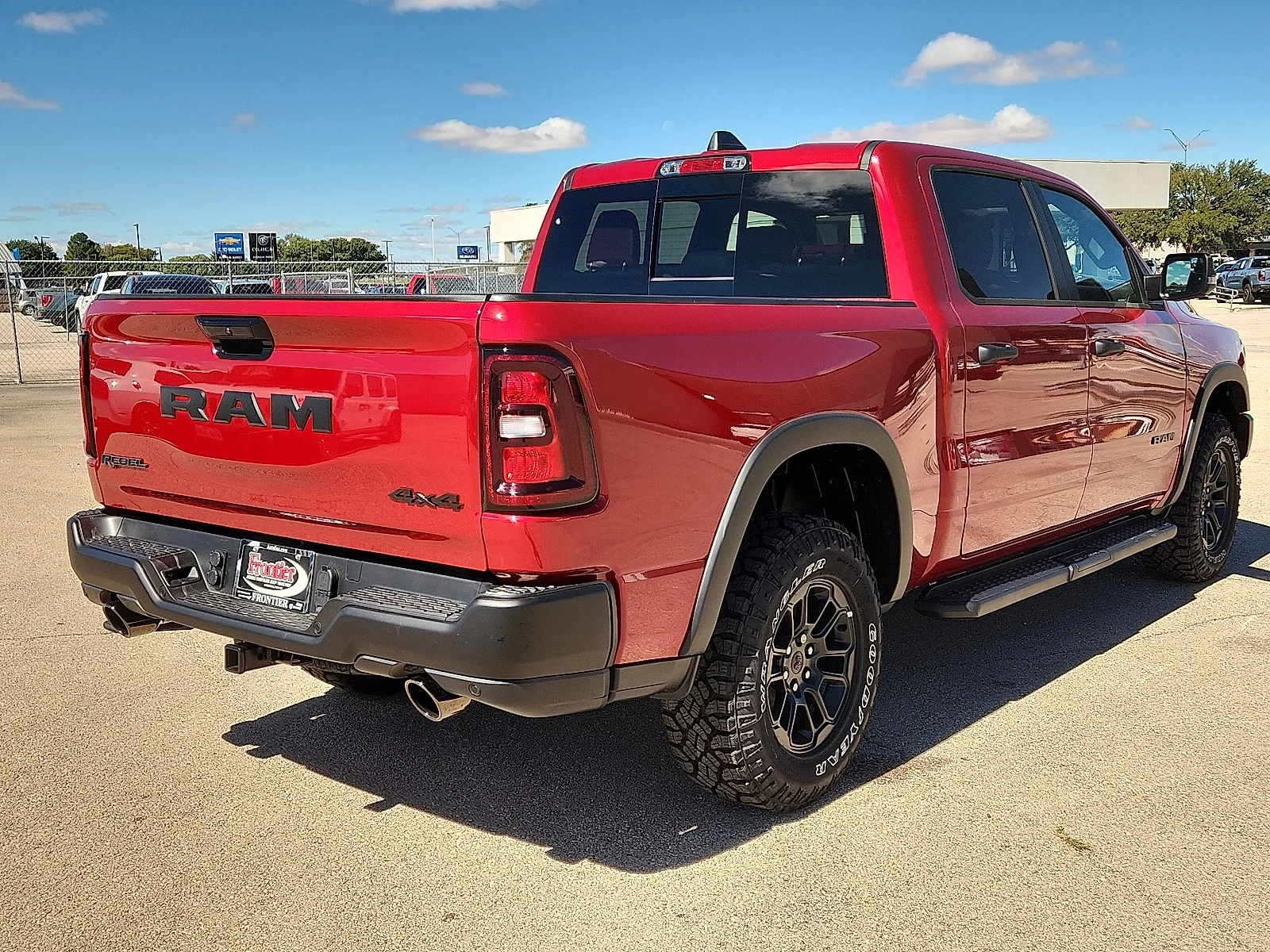 New 2027 Molten Red Pearl-Coat  Paint Ram REBEL CREW CAB 4X4 5