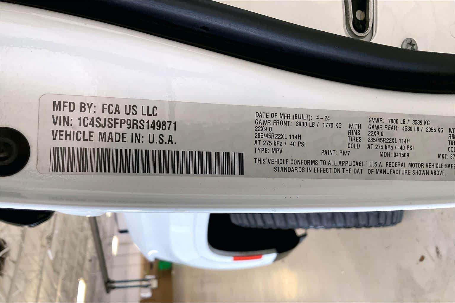 Used 2024 Bright White Clearcoat Jeep Series II image 32