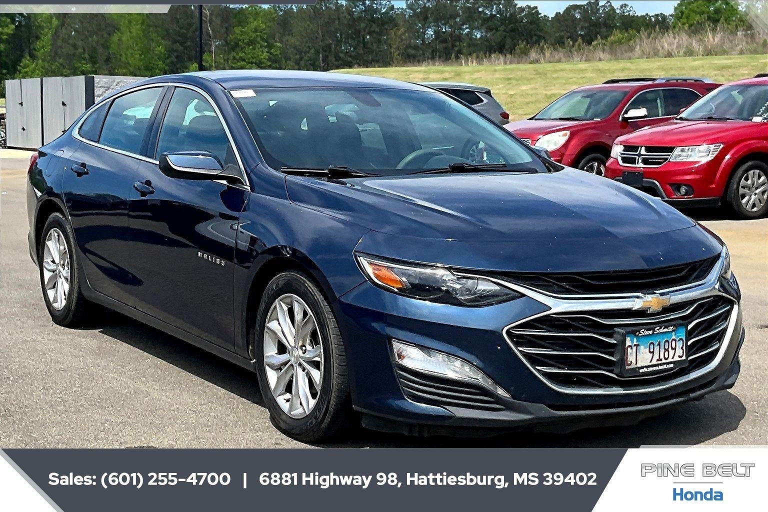 Used 2019 Chevrolet Malibu 1LT with VIN 1G1ZD5ST7KF129491 for sale in Hattiesburg, MS