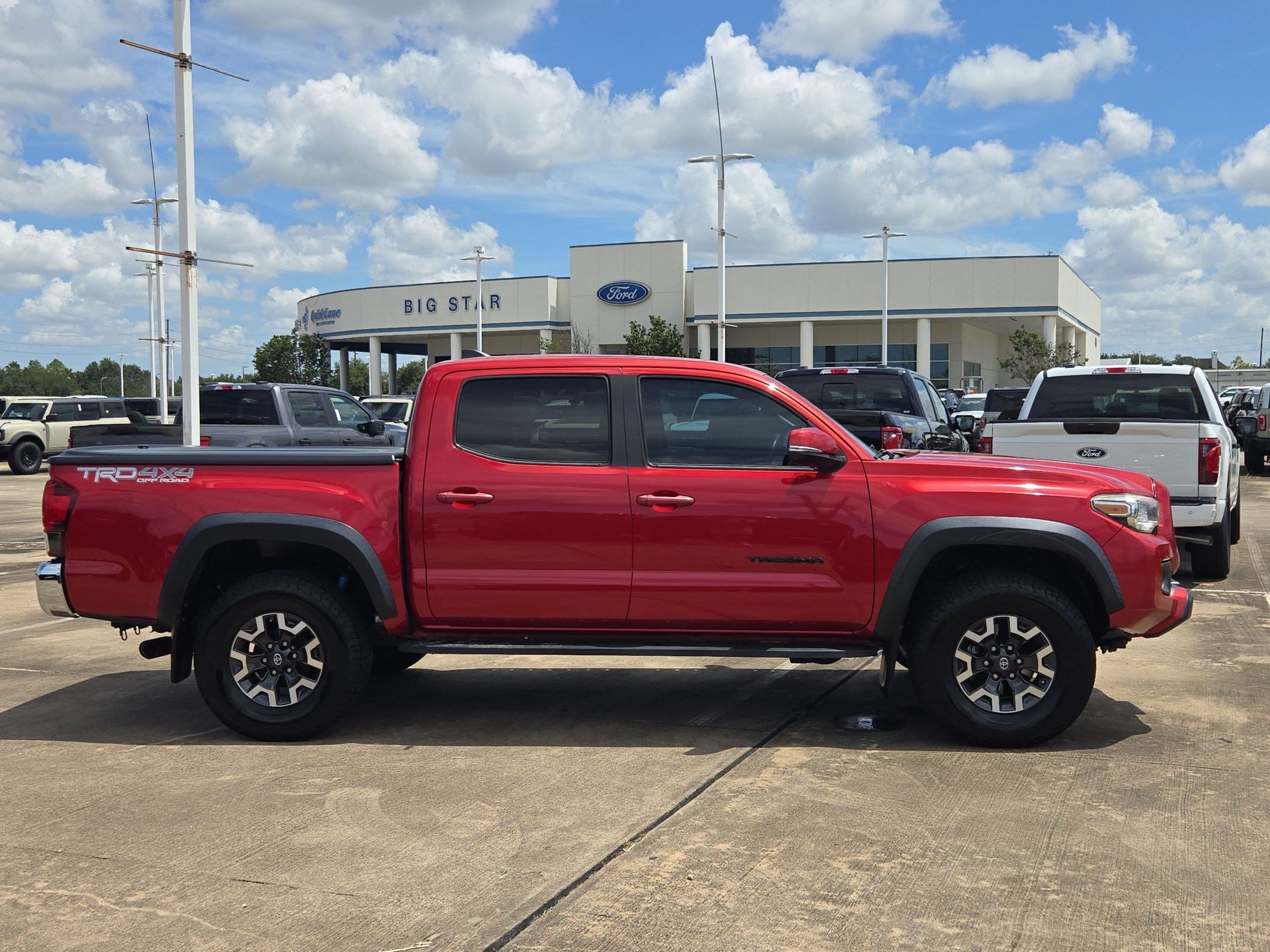 Used 2019 Barcelona Red Metallic Toyota TRD Off-Road image 2