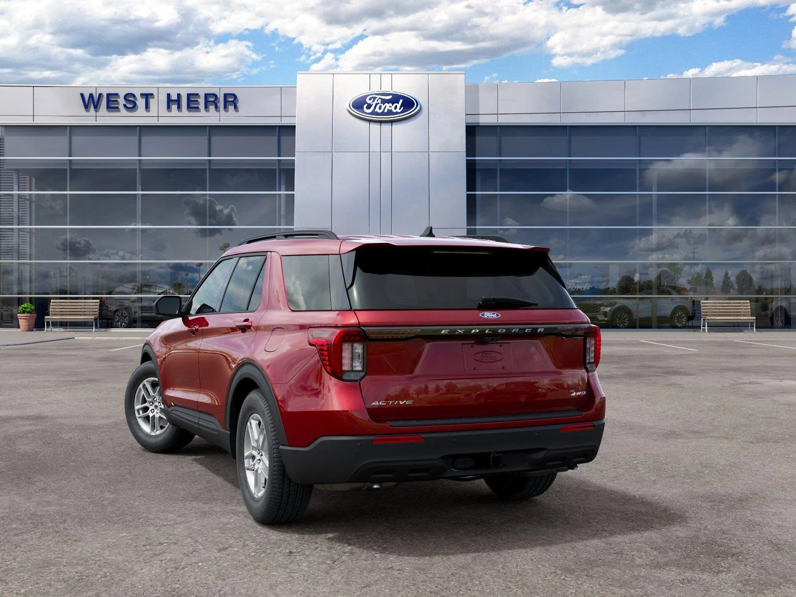 New 2027 Ruby Red Metallic Tinted Clearcoat Ford Active image 4