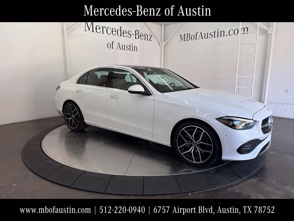 New 2027 White Mercedes-Benz C 300 image 1