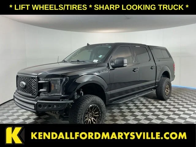 Used 2020 Black Ford XLT image 1