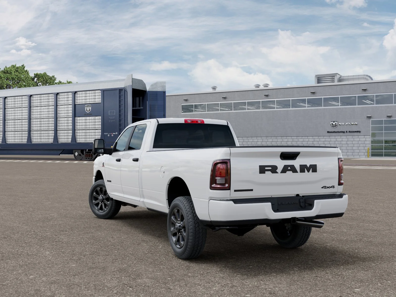 New 2026 Bright White Clear-Coat Exterior Paint RAM Big Horn image 31