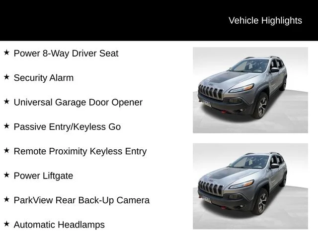 Used 2014 Silver Jeep Trailhawk image 8
