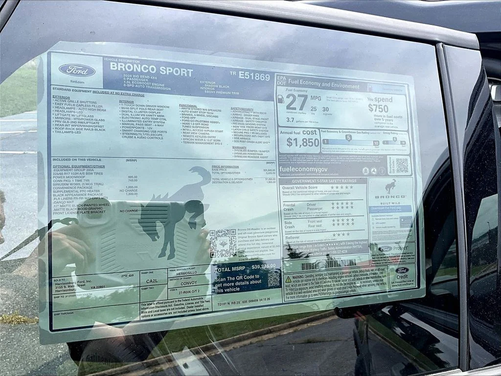 New 2026 Shadow Black Ford Big Bend® image 10