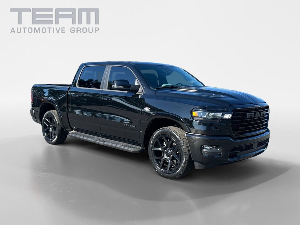 New 2026 Diamond Black Crystal Pearl-Coat Exterior Paint RAM Laramie image 1