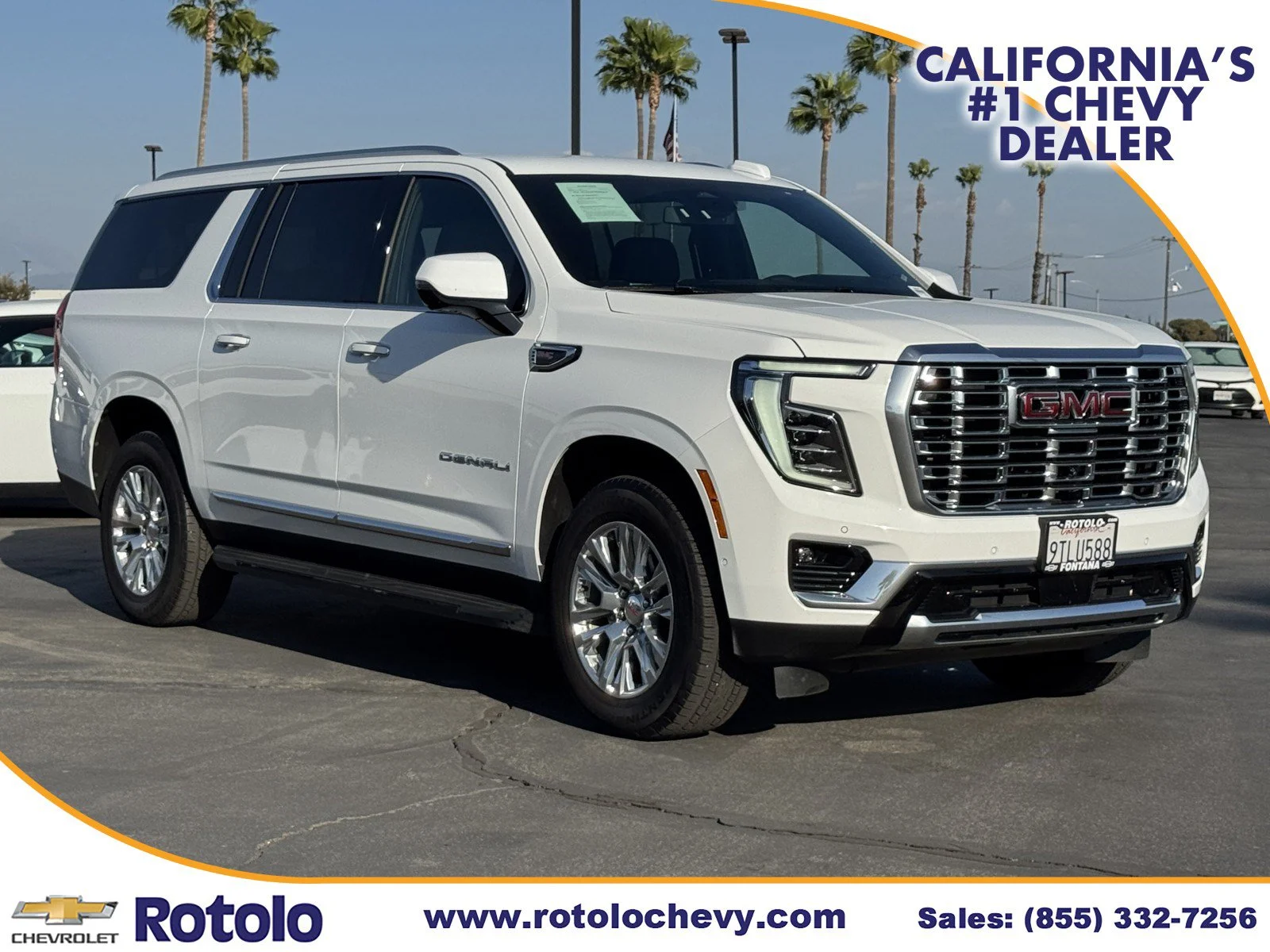 Used 2025 Summit White GMC Denali image 1