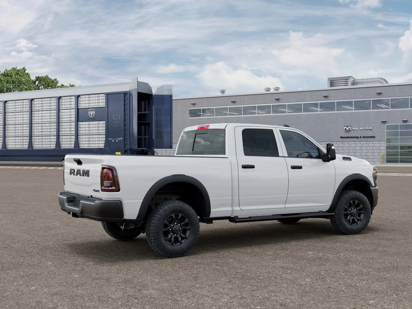 New 2026 Bright White Clear-Coat Exterior Paint RAM Tradesman image 2