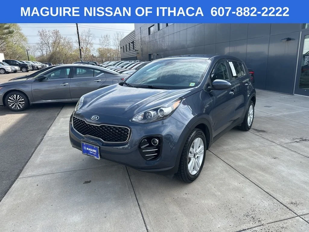 Used 2019 Blue Kia LX image 1