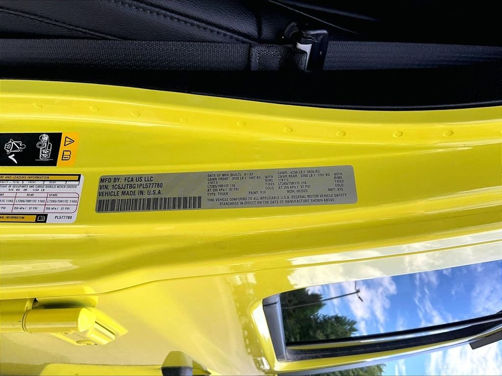 Used 2023 Yellow Jeep Rubicon image 29