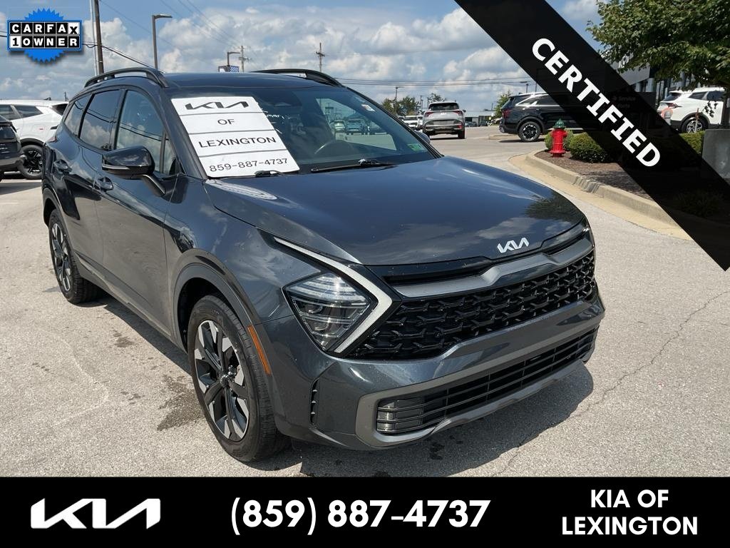 Certified Used 2024 Gravity Gray Kia X-Line image 1