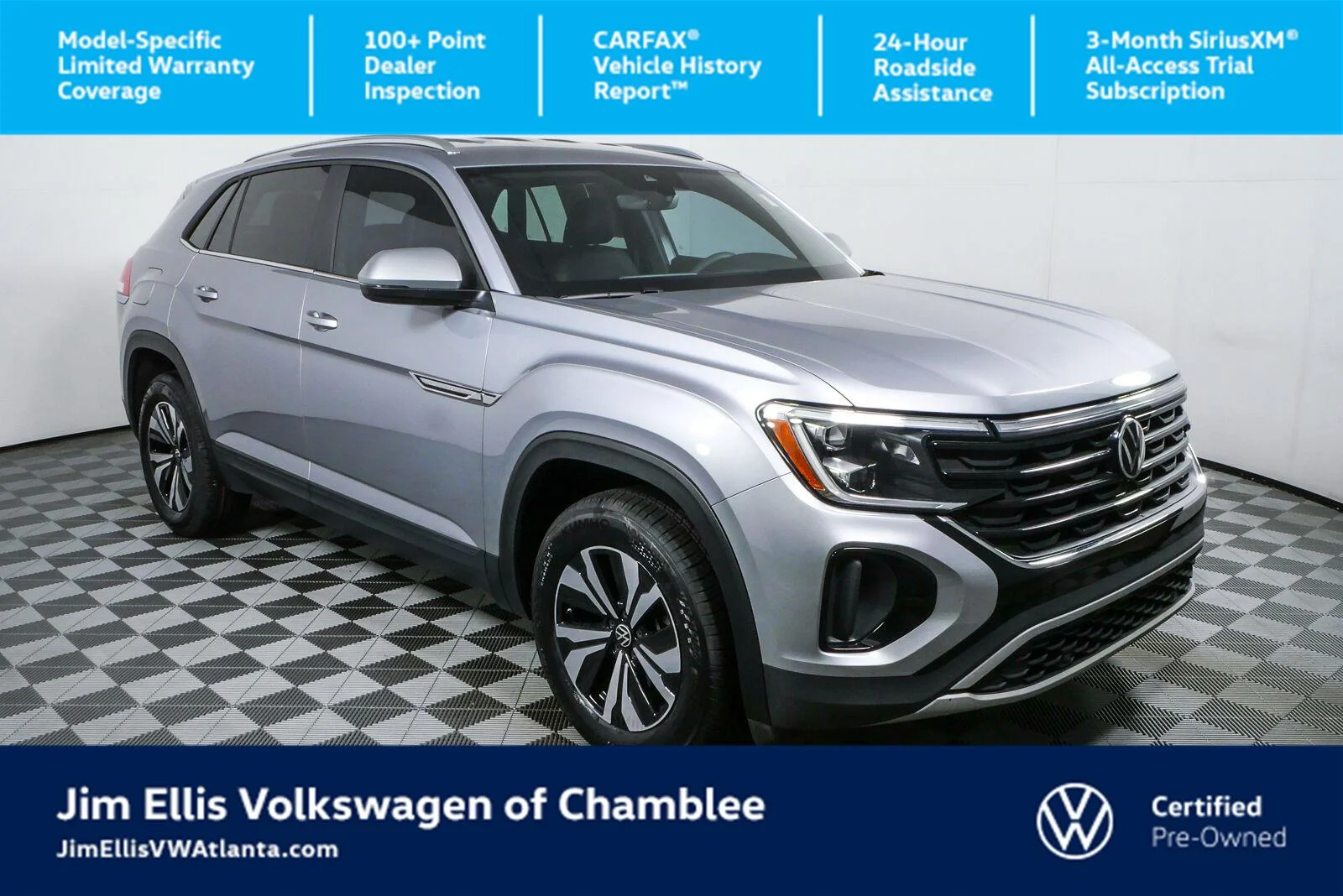 Certified Used 2024 Silver Mist Metallic Volkswagen 2.0T SE image 1