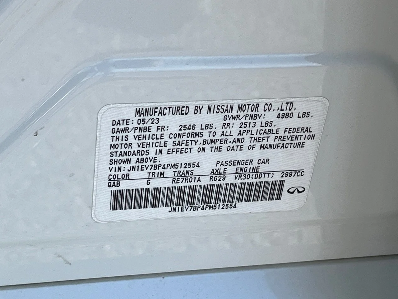 Certified Used 2023 Majestic White INFINITI Luxe image 31