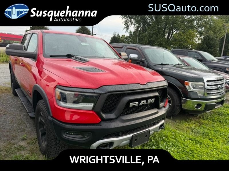 Used 2019 Flame Red Clearcoat Ram Rebel image 1