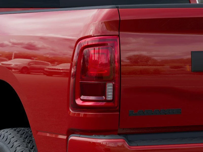 New 2026 Flame Red Clear-Coat Exterior Paint RAM Laramie image 10