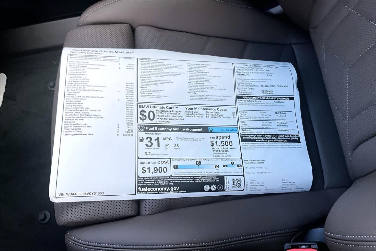 Used 2027 Mineral White Metallic BMW 530i image 19