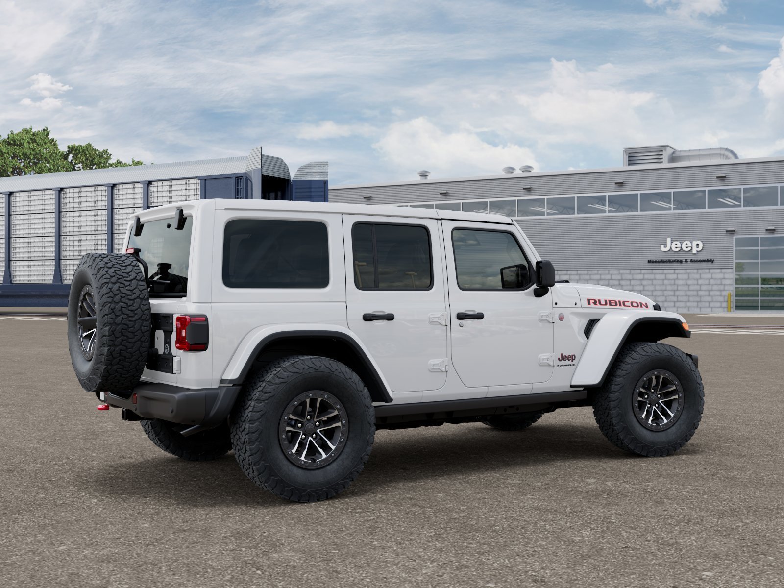 New 2026 Bright White Clearcoat Jeep Rubicon X image 4