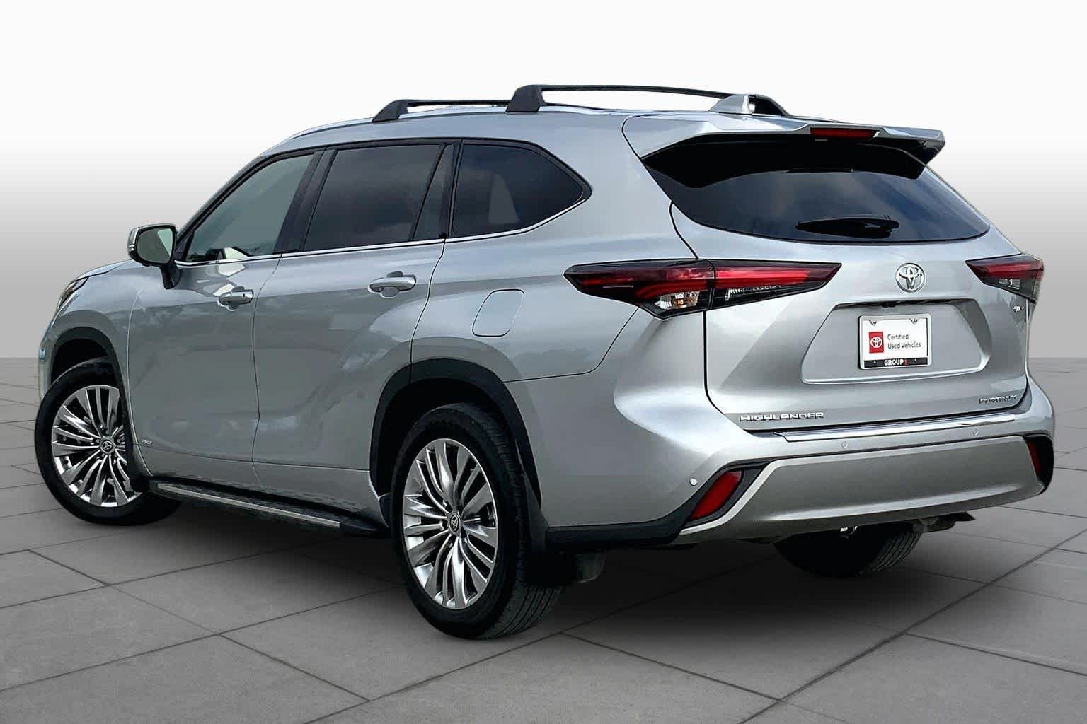 Used 2025 Celestial Silver Metallic Toyota Hybrid Platinum image 12