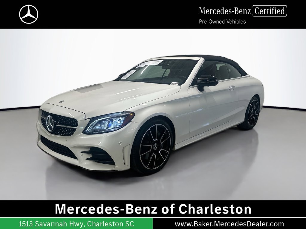 Certified Used 2023 MANUFAKTUR Diamond White Metallic Mercedes-Benz C 300 image 1