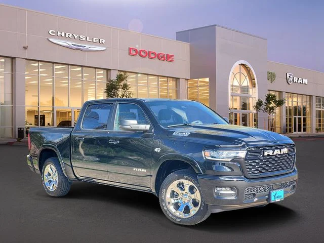 New 2026 Diamond Black Crystal Pearl-Coat Exterior Paint RAM Big Horn/Lone Star image 32