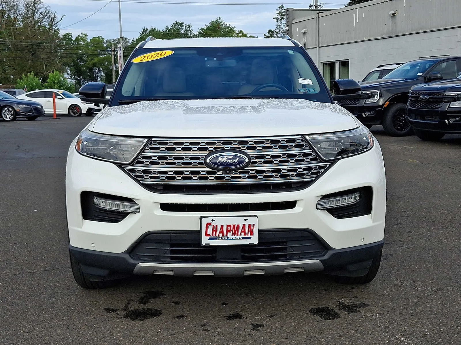 Used 2020 Star White Metallic Tri-Coat Ford Limited image 2