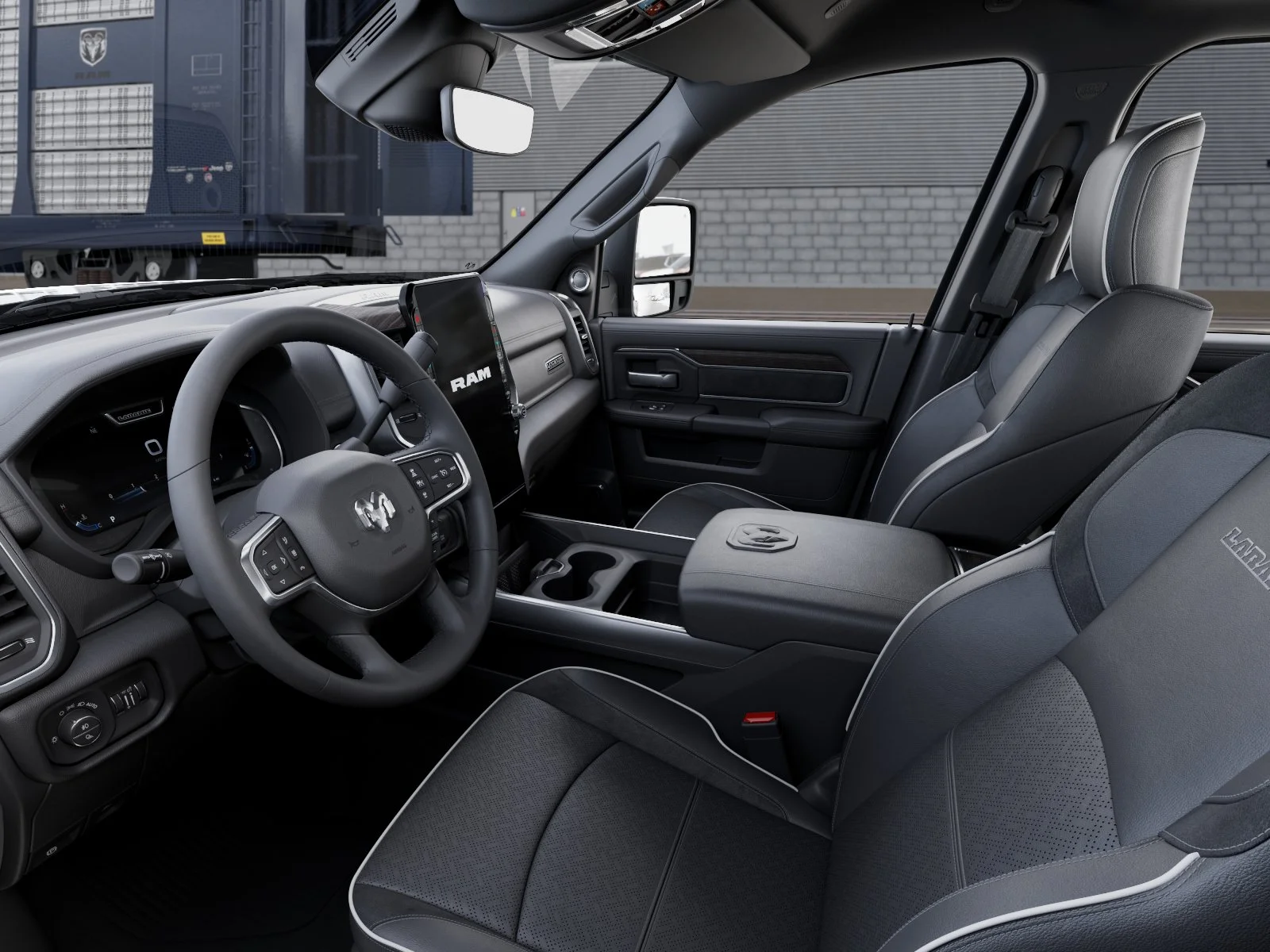 New 2026 Diamond Black Crystal Pearl-Coat Exterior Paint RAM Laramie image 48