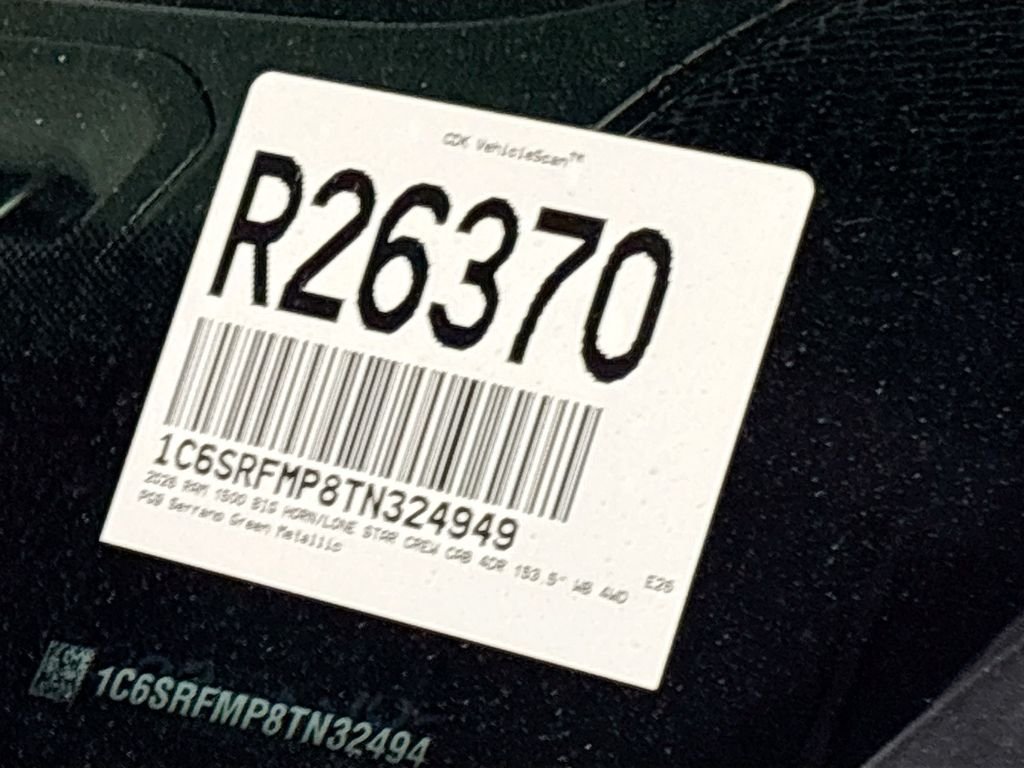 New 2026 Serrano-Green Metallic Exterior Paint RAM Big Horn/Lone Star image 24