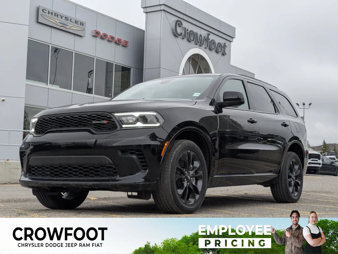 New 2026 Black Dodge GT - - AWD - Blacktop Pkg - Trailer Tow Grp - 10.1 Uconnect Nav - Htd Seats & Wheel & More! image 1
