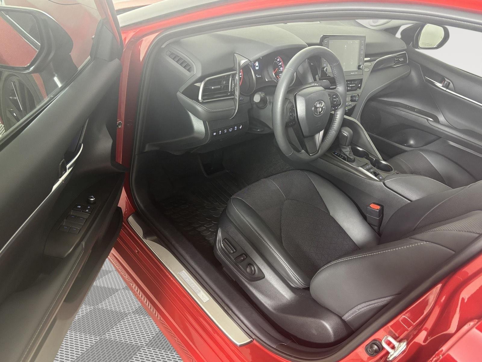 Certified Used 2024 Supersonic Red w/Midnight Black Metallic Roof Toyota XSE V6 image 3