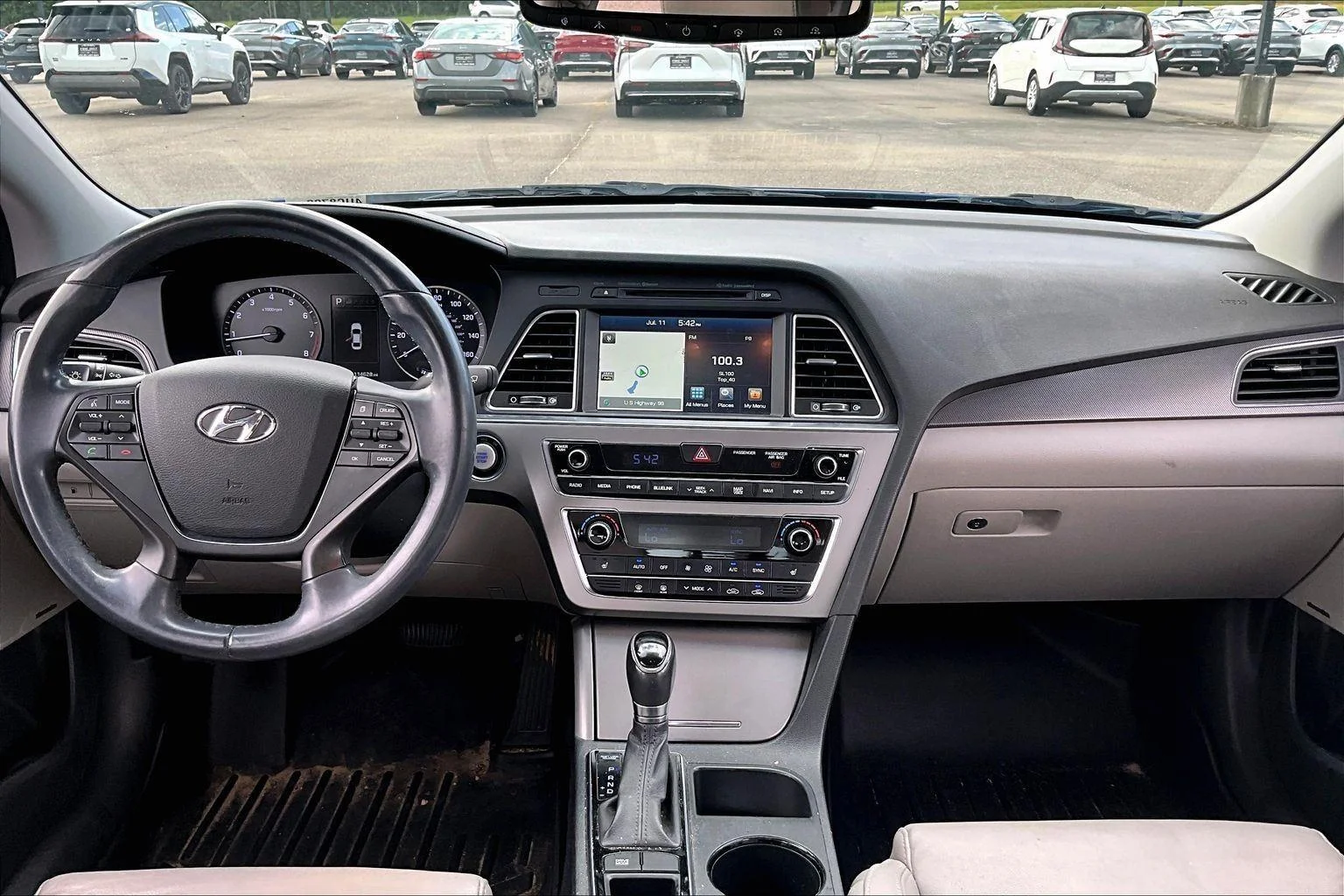 Used 2015 Lakeside Blue Hyundai 2.4L Sport image 25