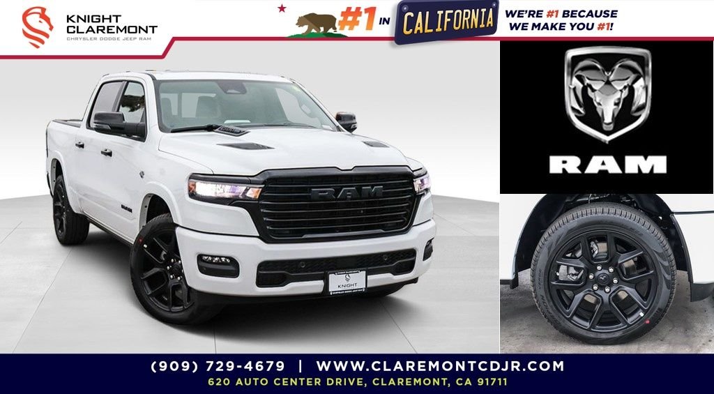 New 2026 Bright White Clearcoat Ram Laramie image 1