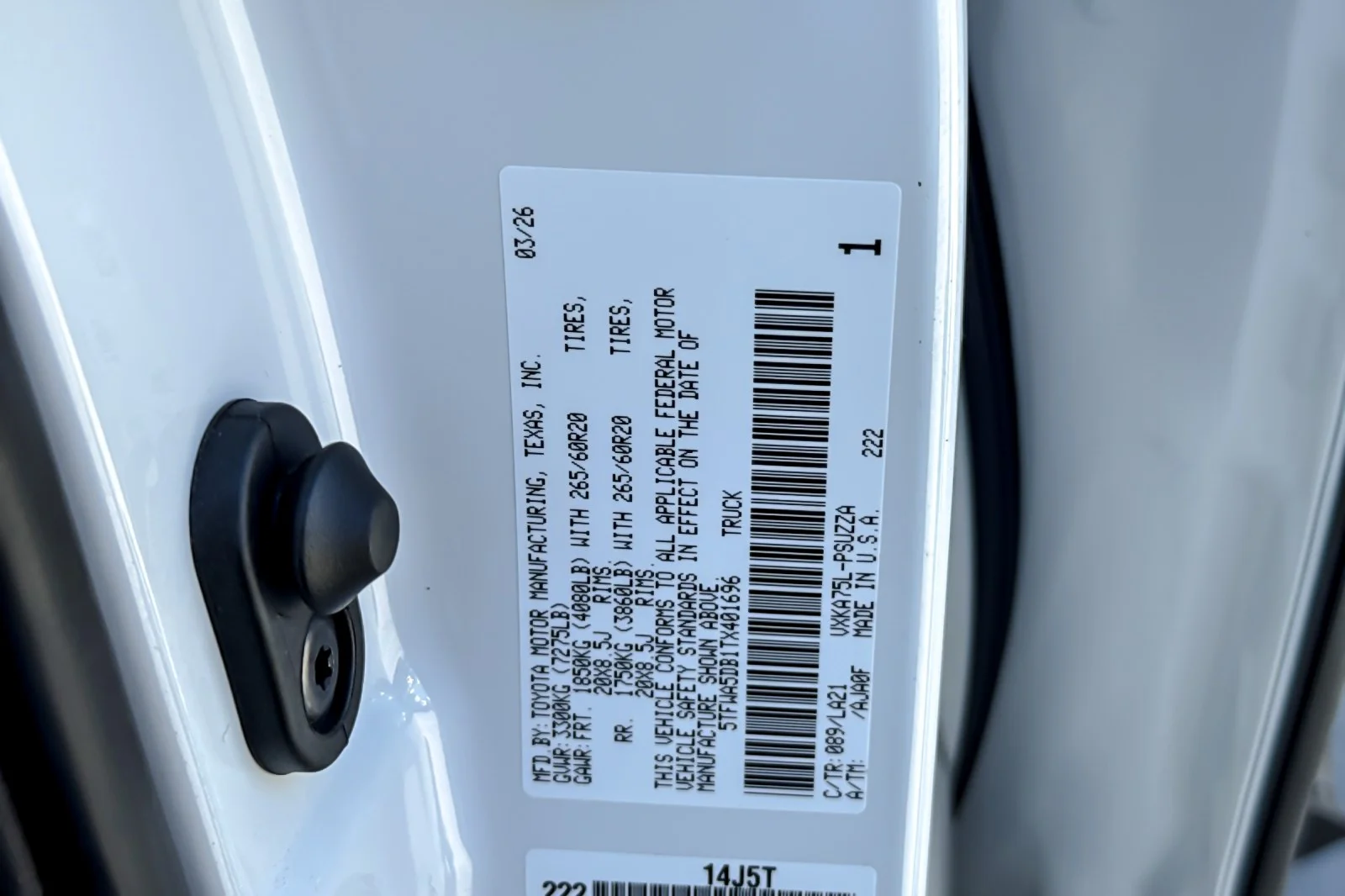 Certified Used 2026 Wind Chill Pearl Toyota Platinum image 26