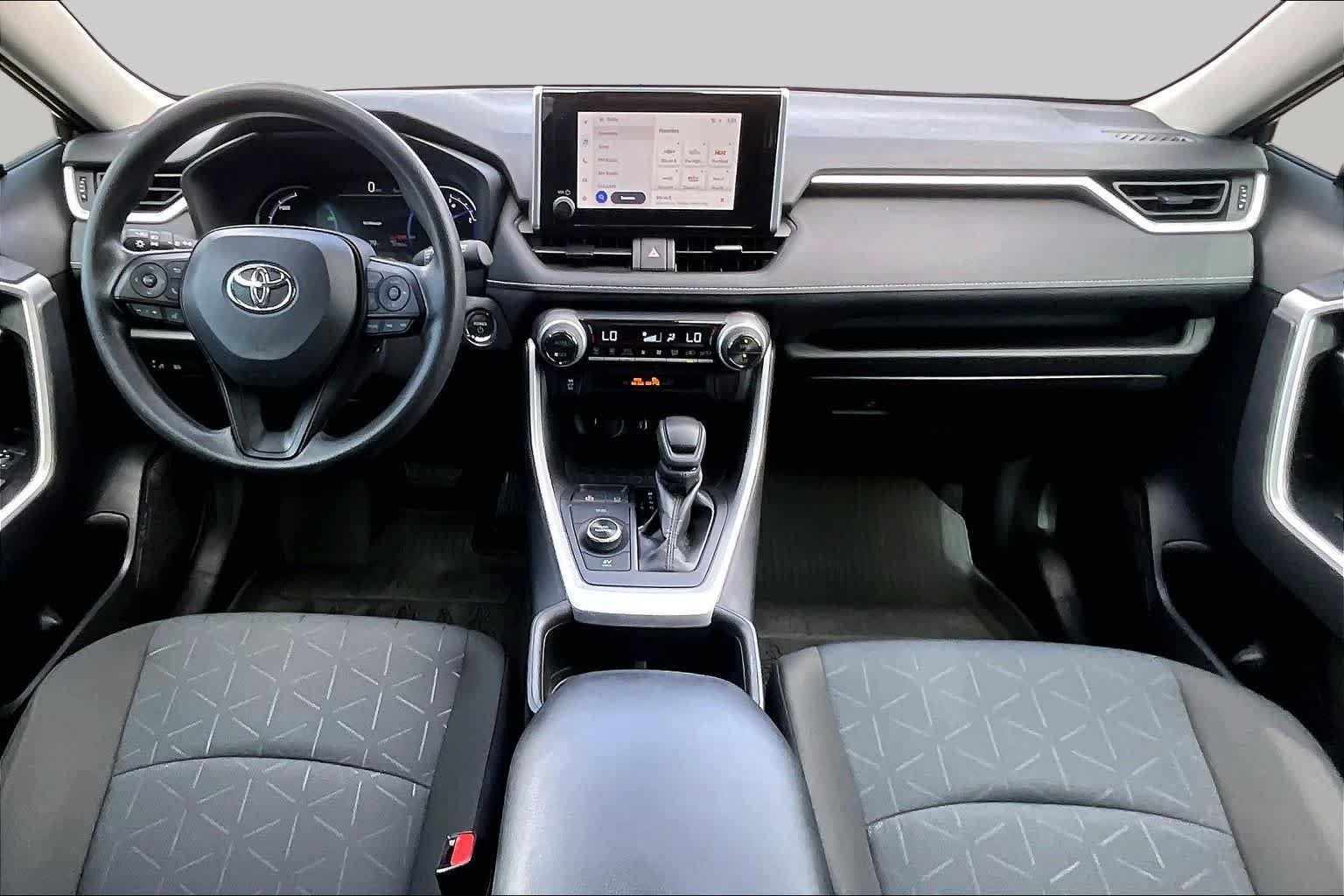 Used 2025 Ice Cap/Midnight Black Metallic Toyota Hybrid Woodland image 13