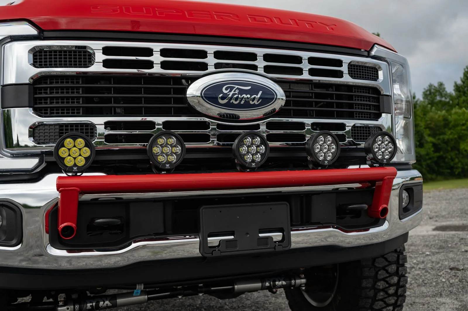 New 2026 Race Red Ford F-250® XLT with Rocky Ridge Retro Supercharged Package image 13
