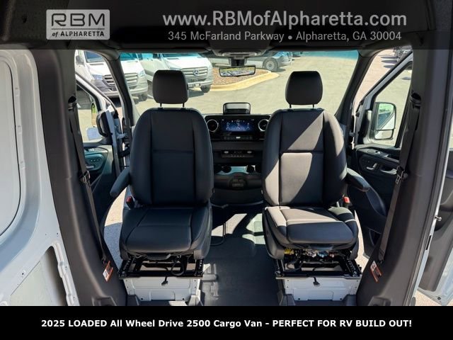 New 2025 Silver Gray Mercedes-Benz 2500 High Roof All Wheel Drive with 144 Wheel Base image 15