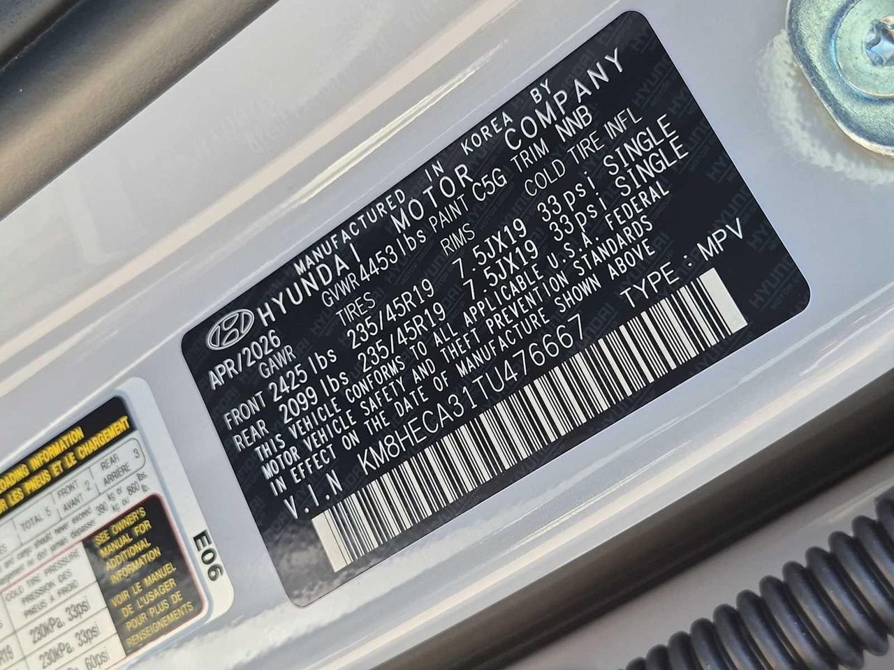New 2026 Cyber Gray Metallic Hyundai Limited AWD image 36