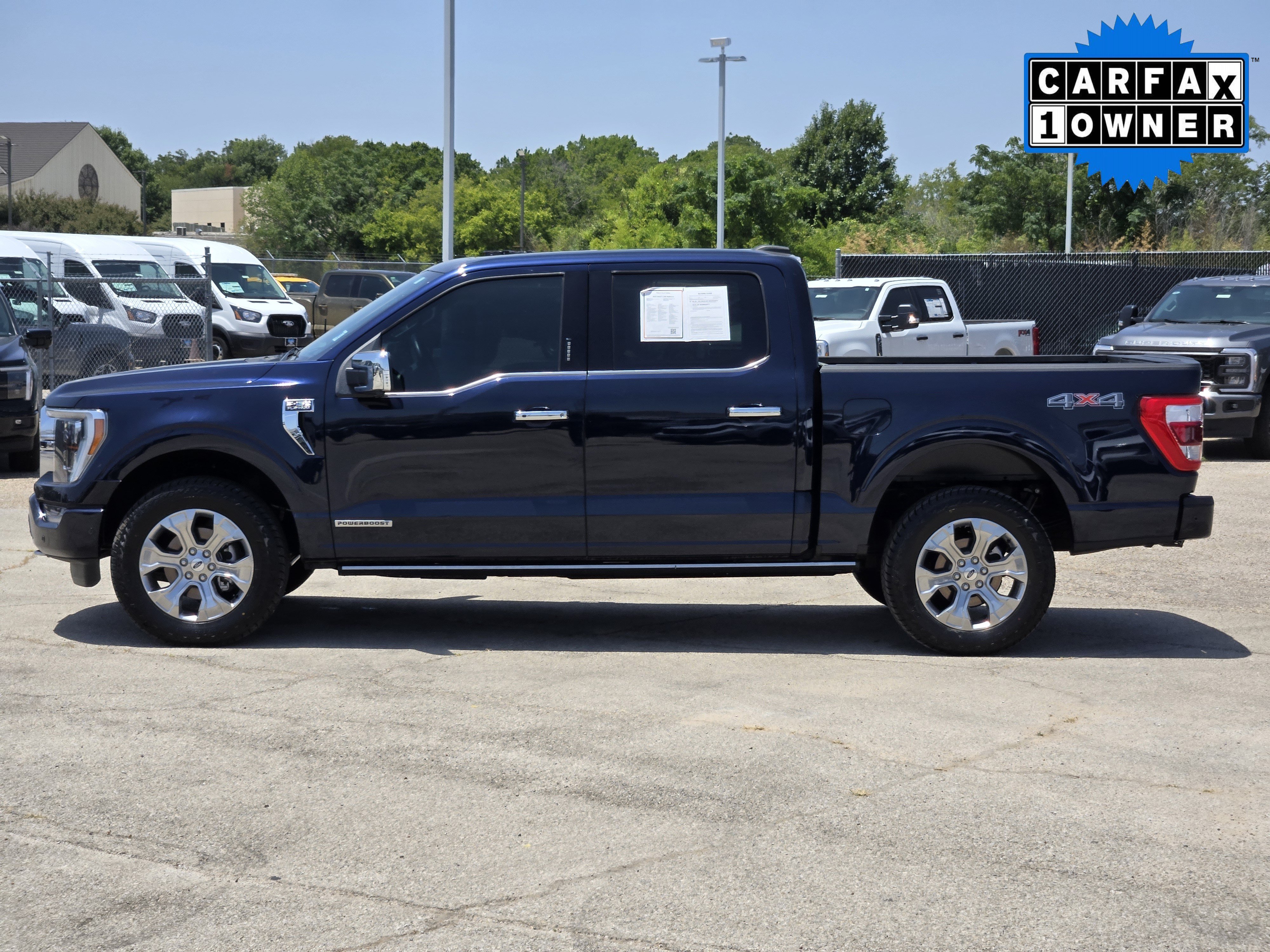 Certified Used 2023 Blue Metallic Ford Platinum image 4