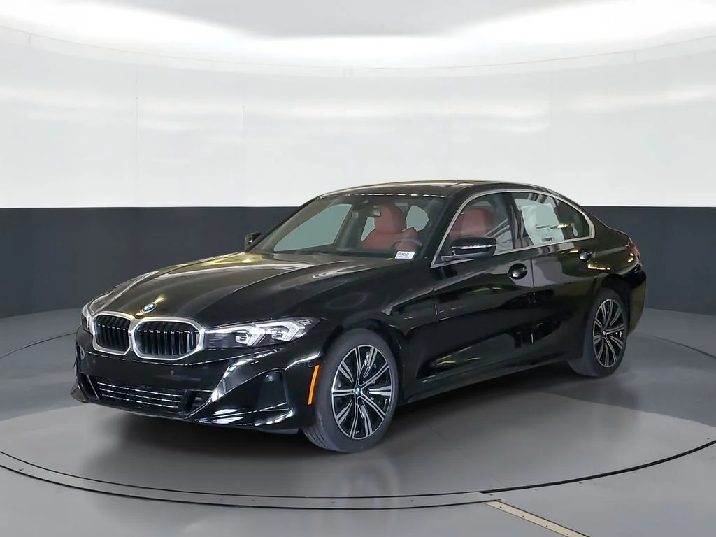 New 2026 Jet Black BMW 330i image 1