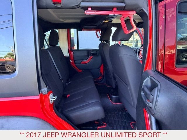 Used 2017 Red Jeep Unlimited Sport image 20