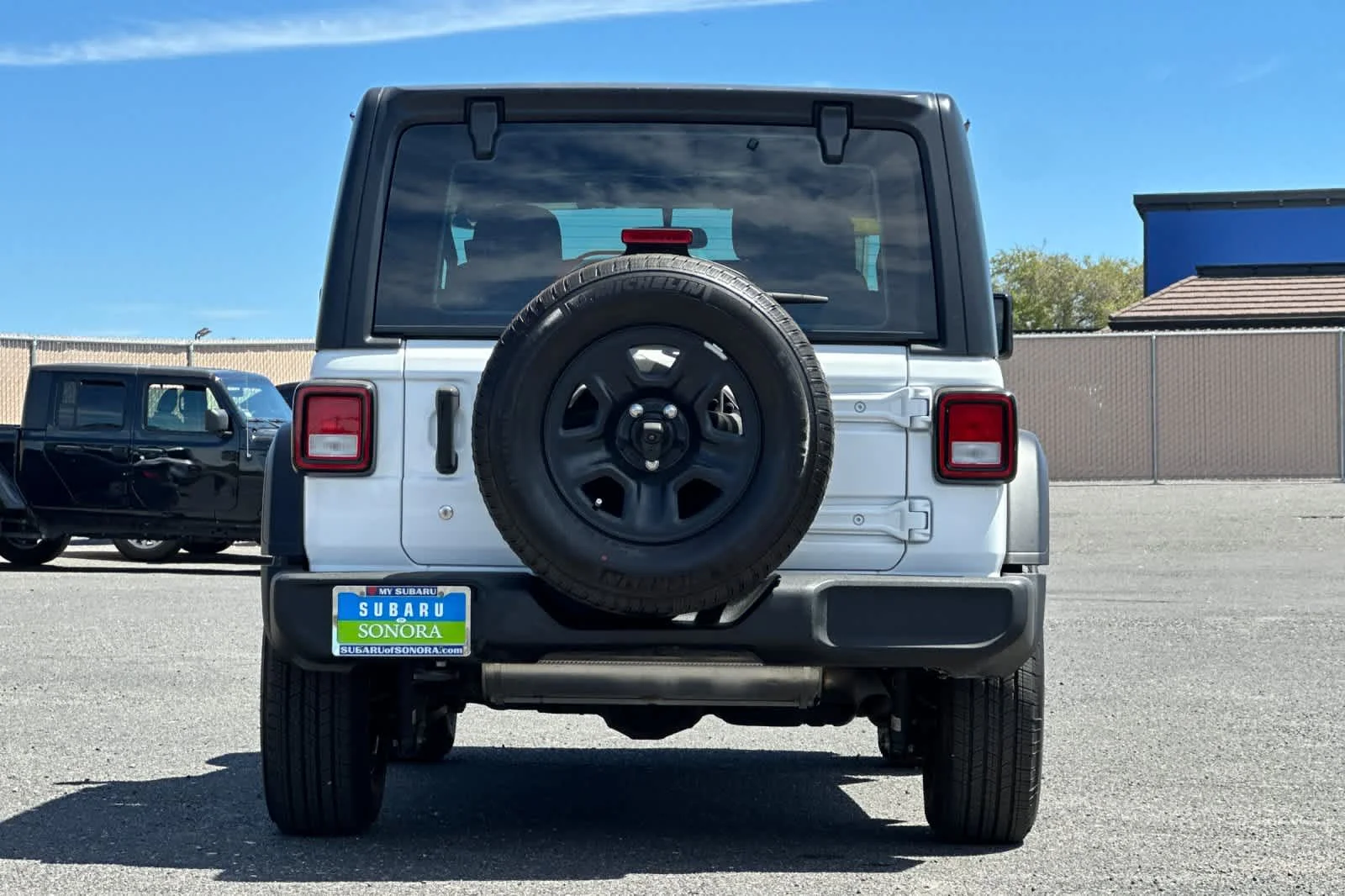 Used 2022 Bright White Clearcoat Jeep Sport image 4