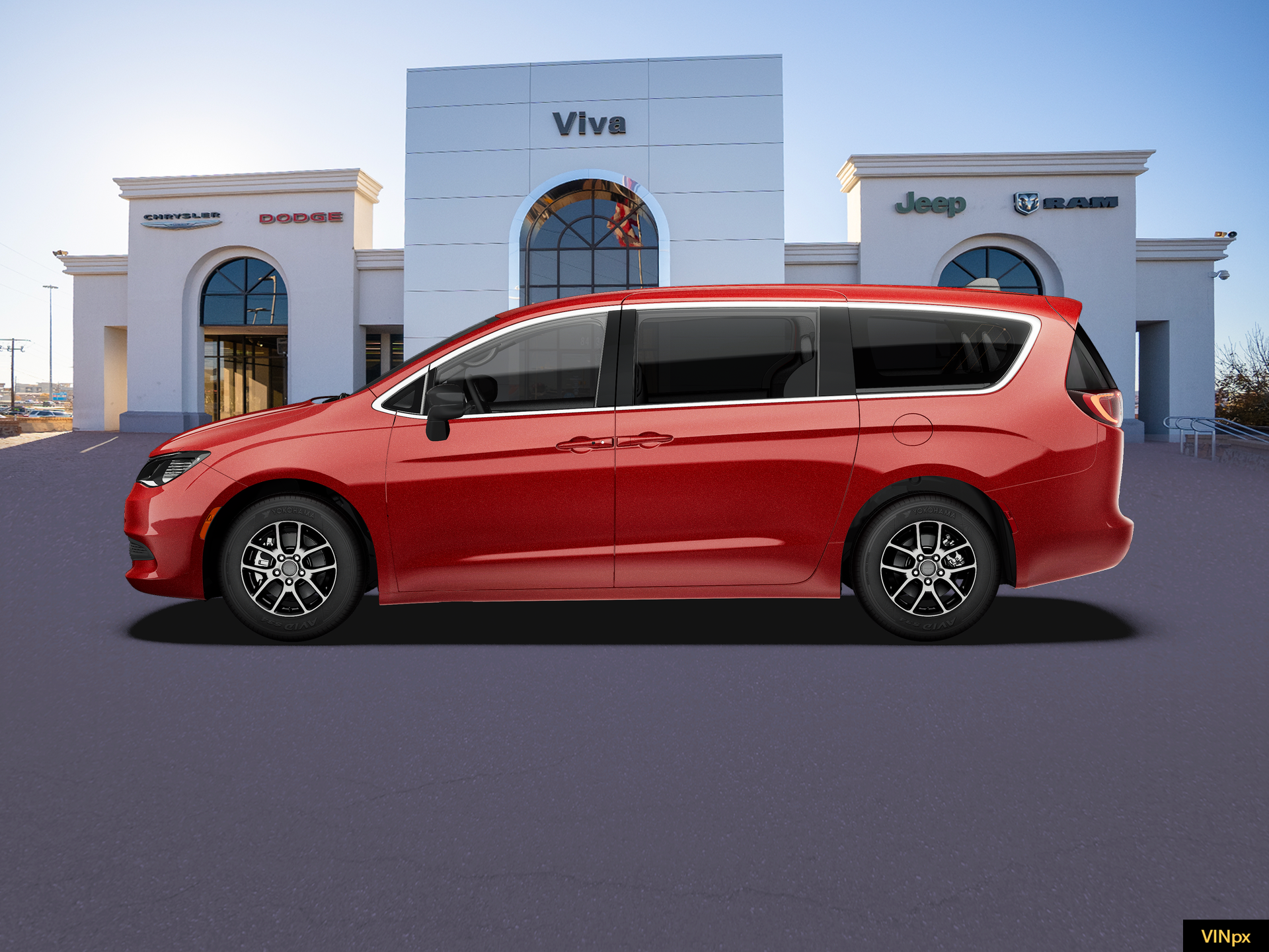 New 2027 Red Hot Pearl-Coat Exterior Paint Chrysler LX image 3