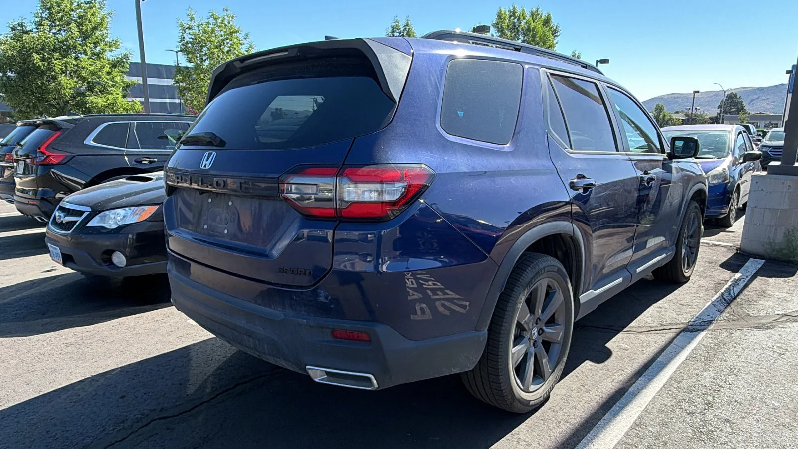 Certified Used 2024 Obsidian Blue Pearl Honda AWD SPORT image 6