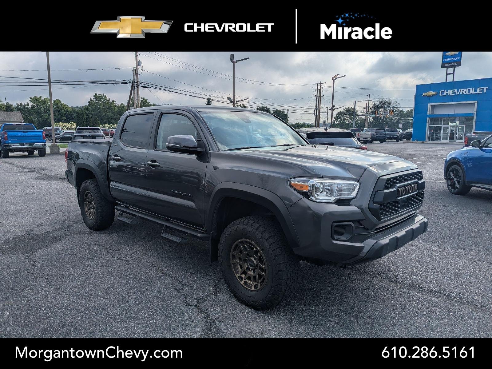 Used 2023 Magnetic Gray Metallic Toyota Trail Edition image 1