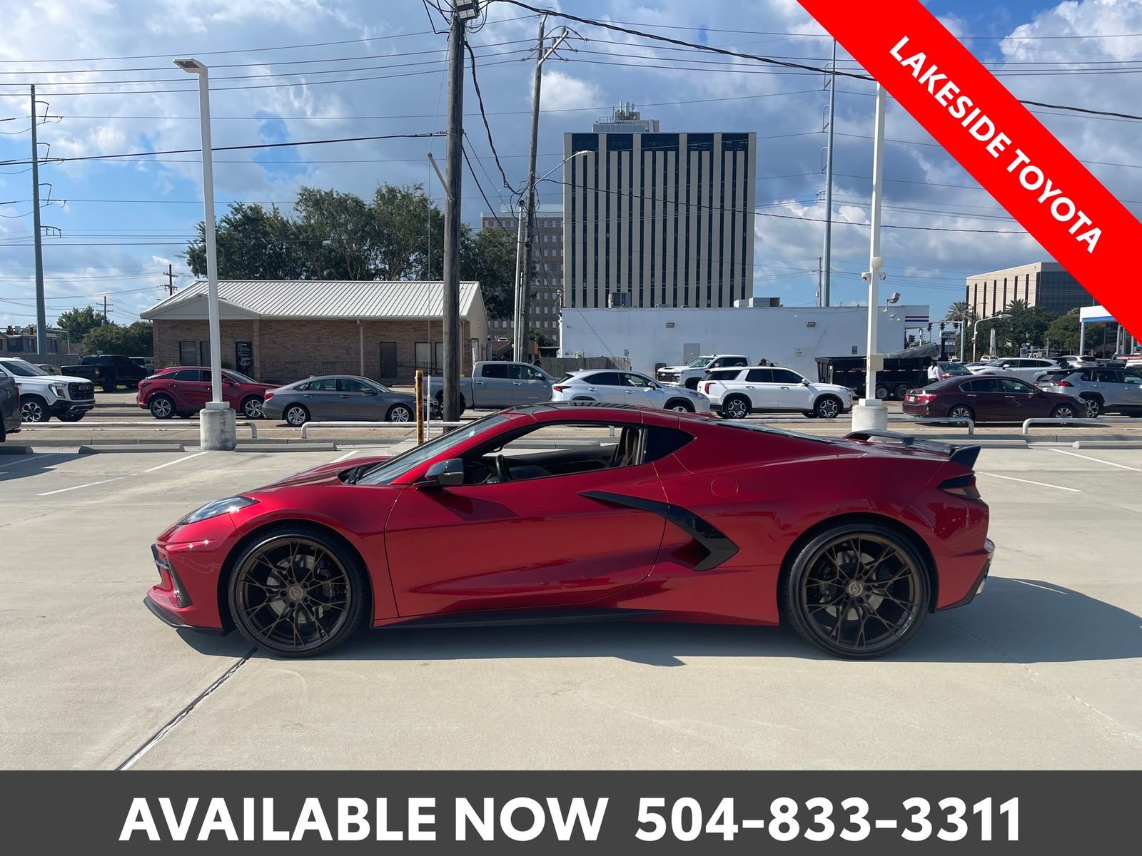 Used 2021 Red Chevrolet Stingray image 2