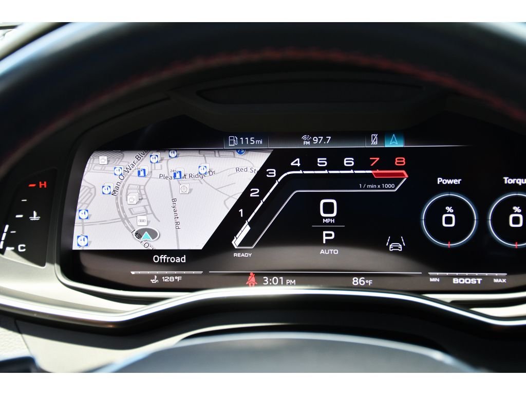 Used 2021 Glacier White Metallic Audi 4.0T (Tiptronic) image 19