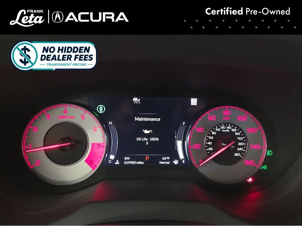 Used 2024 Red Acura A-Spec Advance Package image 16