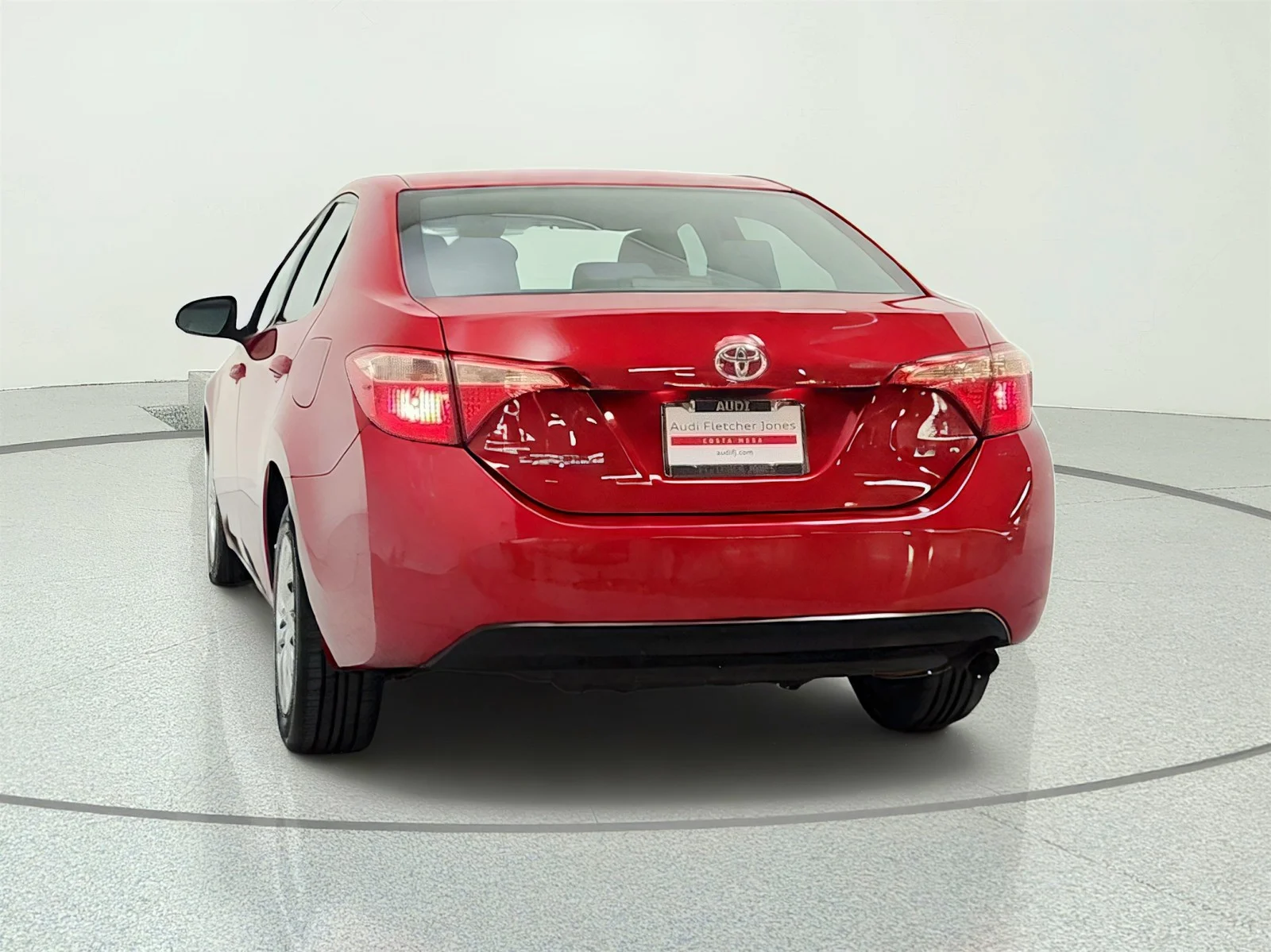 Used 2017 Barcelona Red Metallic Toyota LE image 6
